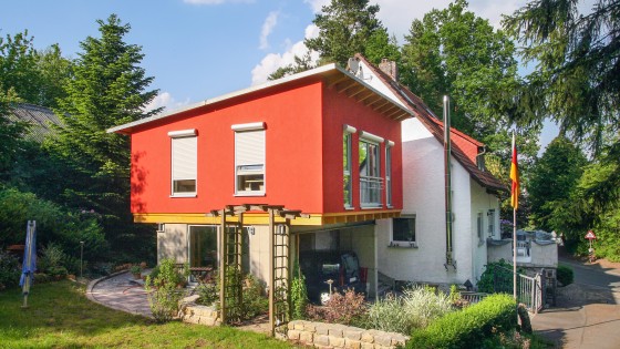 Carport und Büroanbau